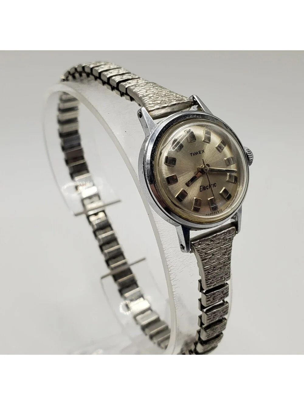 Vintage 1971 Timex Electric Watch Women For Parts Or Repair